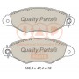 704-13162 IAP QUALITY PARTS Комплект гальмівних колодок дисковий гальм