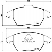 FK20299 KAISHIN Комплект гальмівних колодок дисковий гальм