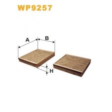 WP9257 WIX FILTERS Фільтр повітря у внутрішньому просторі