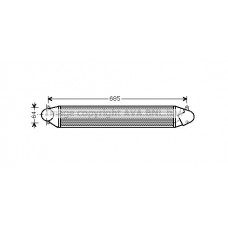 VN4248 AVA QUALITY COOLING Интеркулер