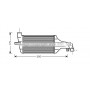 Интеркулер AVA QUALITY COOLING OLA4374