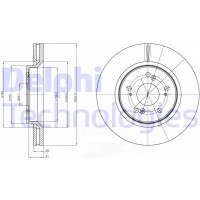 BG4250C DELPHI Гальмівний диск