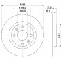 MDC338 MINTEX Гальмівний диск