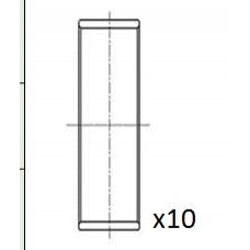 BB2073-025 FAI AutoParts Шатунний підшипник