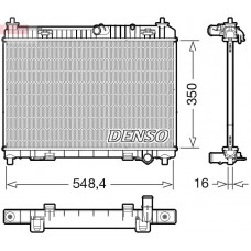 DRM10113 DENSO Радіатор охолодження двигуна