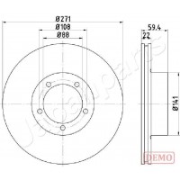 DP-0401C JAPANPARTS Гальмівний диск