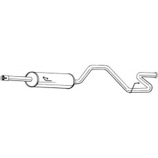 286-135 BOSAL Глушник вихлопних газів кінцевий