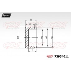 72954011 MAXTECH Поршень корпус скоби гальма
