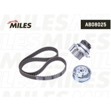 AB08025 MILES Водяний насос комплект зубчастого ременя