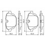 0986494432 BOSCH BOSCH Гальмівні колодки зад. BMW 5, X3 10-