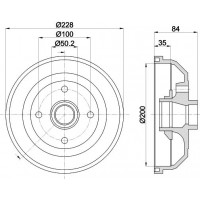 MBD047 MINTEX Гальмівний барабан
