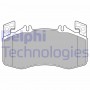 LP3654 DELPHI КомплеК т гальмівних колодок, дискове гальмо