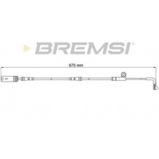 WI0602 BREMSI Сигналізатор зносу гальмівних колодок