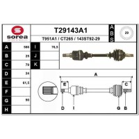T29143A1 EAI Привідний вал