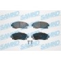5SP758 SAMKO Комплект гальмівних колодок дисковий гальм