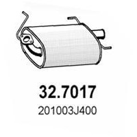 32.7017 ASSO Глушник вихлопних газів кінцевий