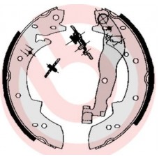 S 68 511 BREMBO Комплект гальмівних колодок