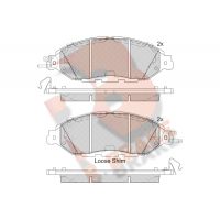 RB2234 R BRAKE Комплект гальмівних колодок дисковий гальм