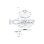 141046-700 ICER Комплект гальмівних колодок дисковий гальм