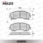 E400603 MILES Комплект гальмівних колодок дисковий гальм