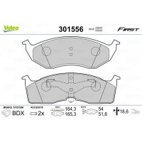 301556 VALEO Комплект гальмівних колодок дисковий гальм