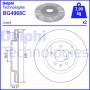 BG4968C DELPHI Гальмівний диск