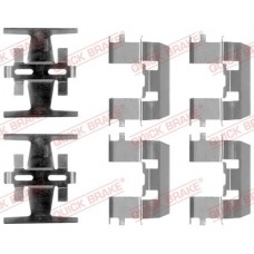 109-1208 QUICK BRAKE Комплектуючі колодки дискового гальма