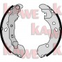 08180 KAWE Комплект гальмівних колодок