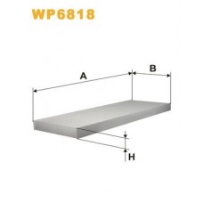 WP6818 WIX FILTERS Фільтр повітря у внутрішньому просторі