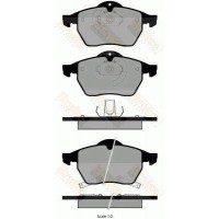 PA1848 Brake ENGINEERING Комплект гальмівних колодок дисковий гальм
