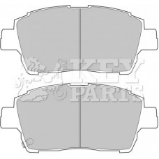 KBP1728 KEY PARTS КомплеК т гальмівних колодок, дискове гальмо