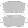KBP1728 KEY PARTS КомплеК т гальмівних колодок, дискове гальмо