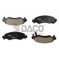 323724 DACO Germany Комплект гальмівних колодок дисковий гальм