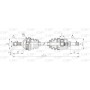 DRS6044.00 OPEN PARTS Привідний вал