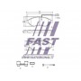 FT29155 FAST Колодки гальмівні дисковые передние  CITROEN JUMPER 06-14, FIAT DUCATO 06-14