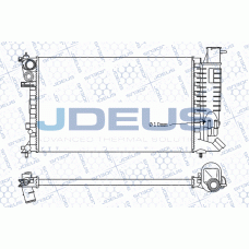 M-021056A JDEUS Радіатор охолодження двигуна