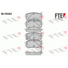 BL1954A2 FTE Комплект гальмівних колодок дисковий гальм