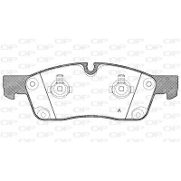 BPA1430.10 OPEN PARTS Комплект гальмівних колодок дисковий гальм