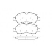 P 24 209 BREMBO Комплект гальмівних колодок дисковий гальм