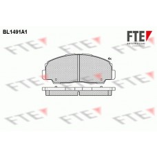 BL1491A1 FTE КомплеК т гальмівних колодок, дискове гальмо