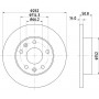 MDC1531 MINTEX Гальмівний диск