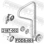 FDDS-001 FEBEST Ремінний шків колінчастий вал