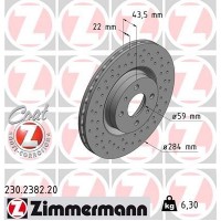 230.2382.20 ZIMMERMANN Гальмівний диск