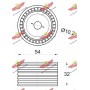 03.589 AUTOKIT Паразитный / Ведущий ролик, Зубчастий ремінь