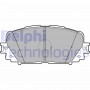 LP2123 DELPHI Комплект гальмівних колодок дисковий гальм