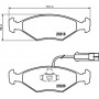 8DB 355 008-391 HELLA Комплект гальмівних колодок, дискове гальмо