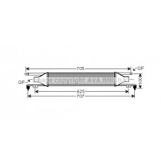 Интеркулер AVA QUALITY COOLING OLA4421