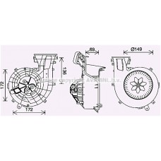 OL8693 AVA QUALITY COOLING Вентилятор салону