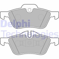 LP1657 DELPHI Комплект гальмівних колодок дисковий гальм