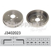 J3402023 NIPPARTS Гальмівний барабан